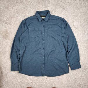 Howler Brothers Rodanthe Flannel Shirt Mens Size XL Blue Fleck Long Sleeve REI